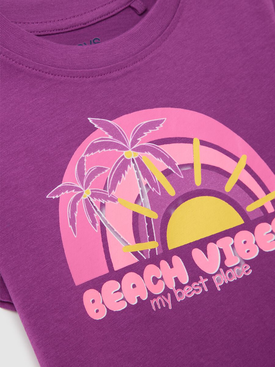 Set of two girls' cotton jersey T-shirts_3