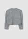 Grey crew neck jumper with lurex_4