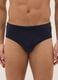 Blue stretch cotton briefs with a snug fit_1