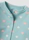 2-pack blue and white organic cotton sleepsuits for baby girl_3
