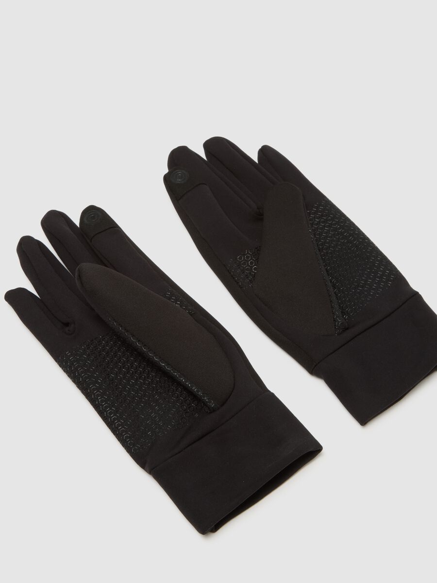 Lightweight technical fabric gloves ALTAVIA WITH DEBORAH COMPAGNONI_2