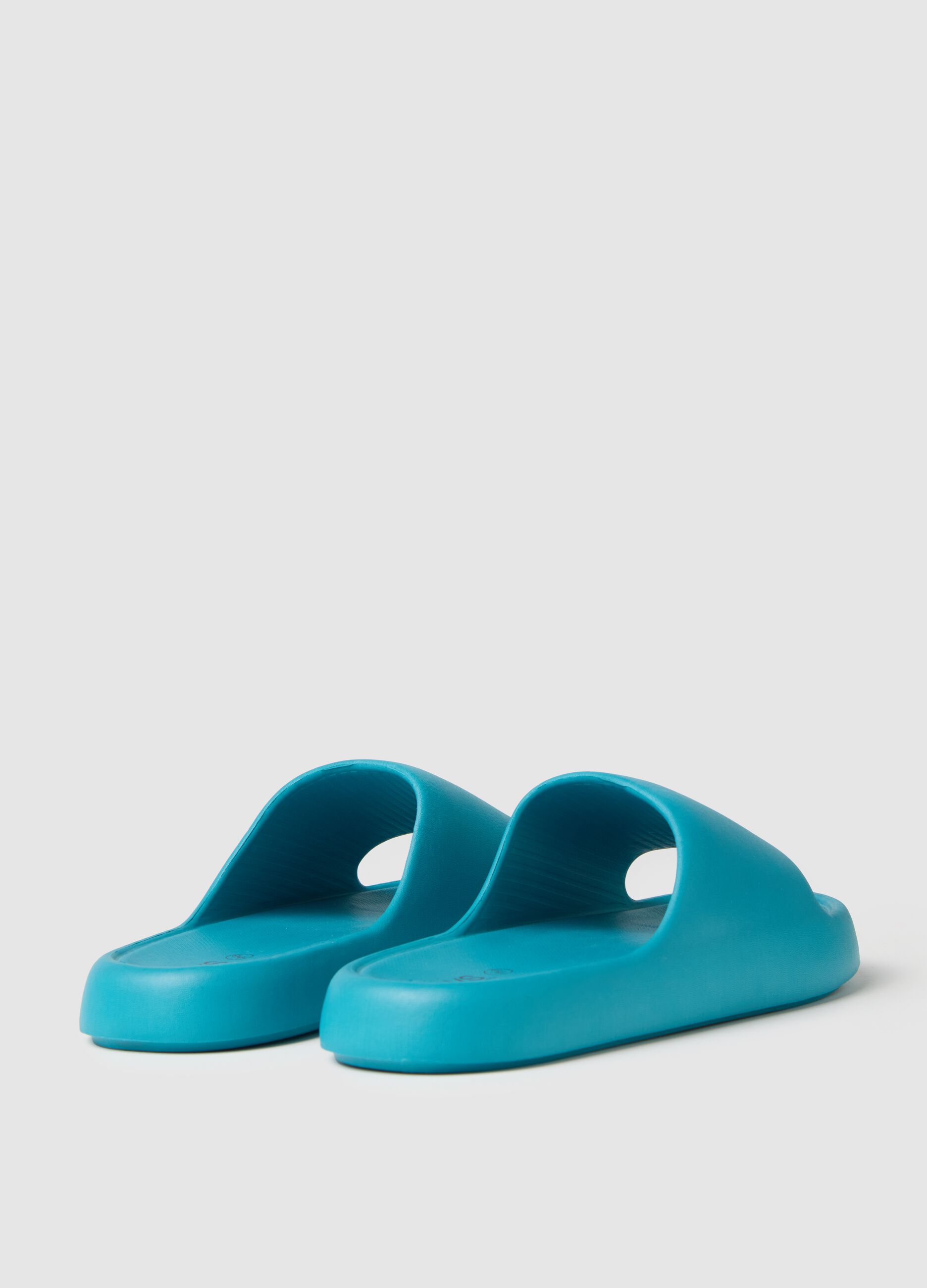 Ciabatte da donna in gomma azzurra