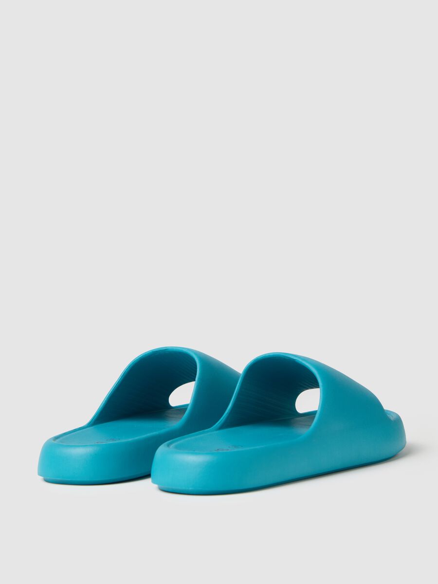Women's Rubber Sandals in Blue_1