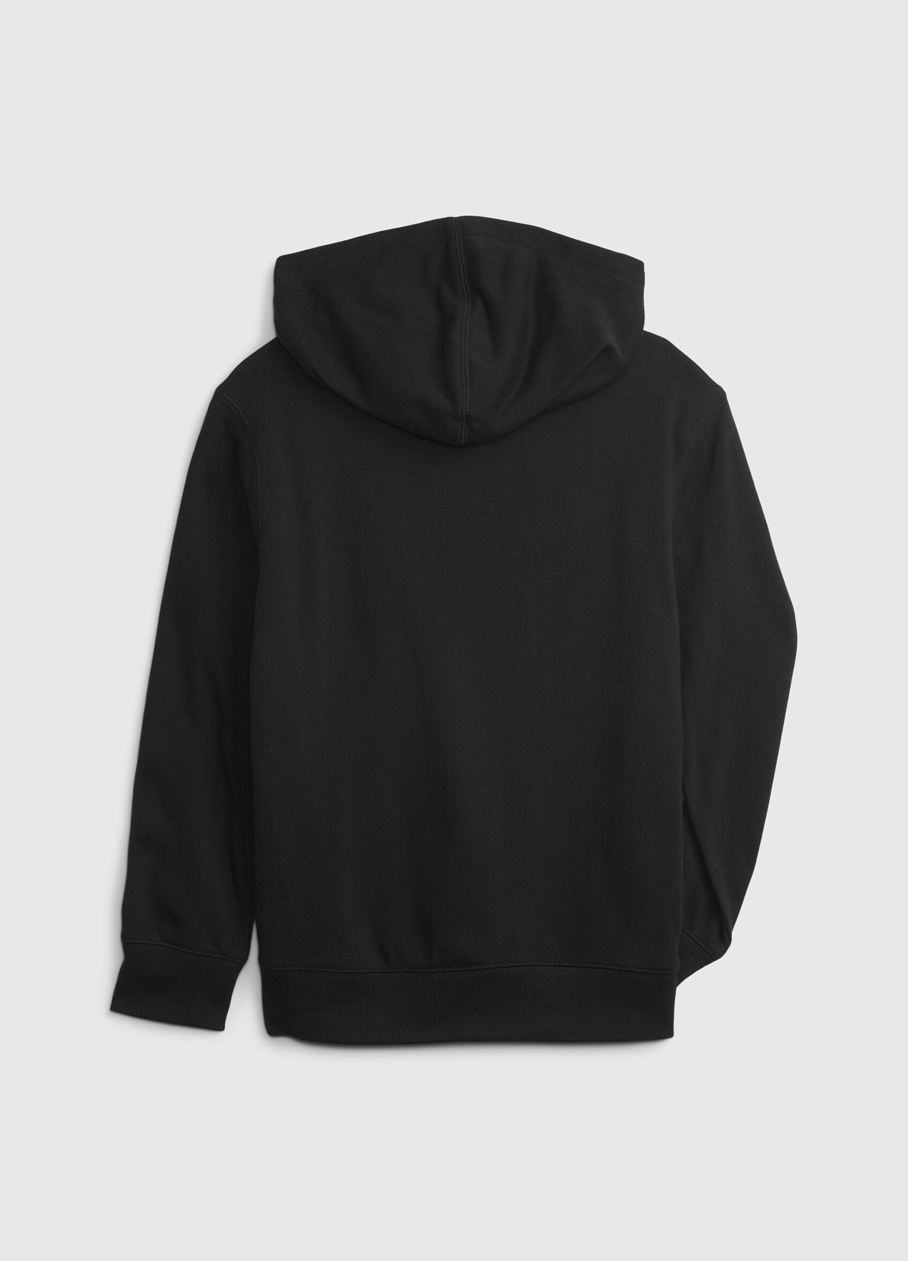 Hoodie with embroidered logo