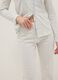 White check pyjamas in pure cotton regular fit_3
