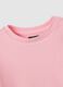 Girls' pink cotton regular fit top_3