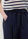 Blue palazzo trousers in a viscose blend, regular fit_3