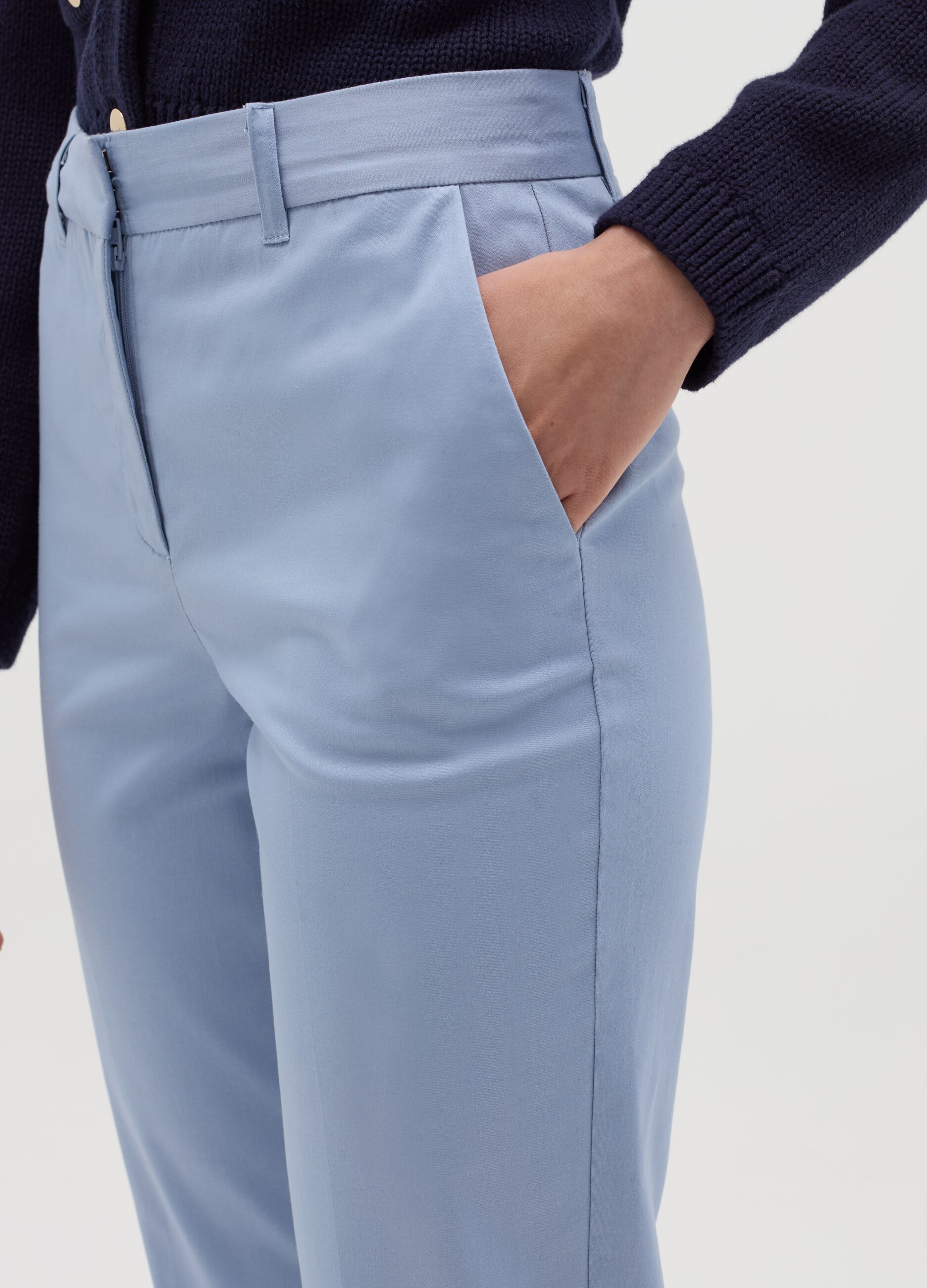 Stretch chino trousers