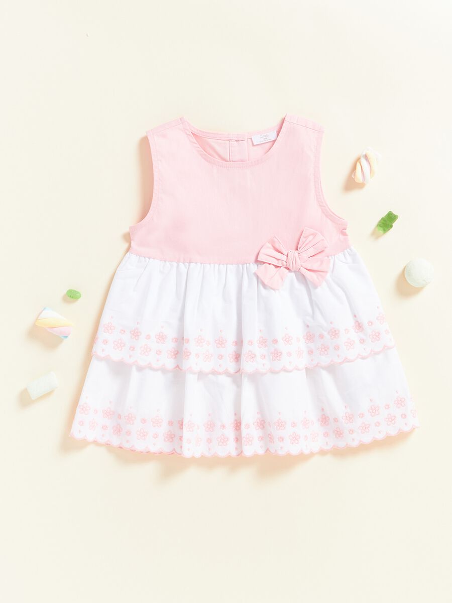 Camicia in popeline con balze IANA_0