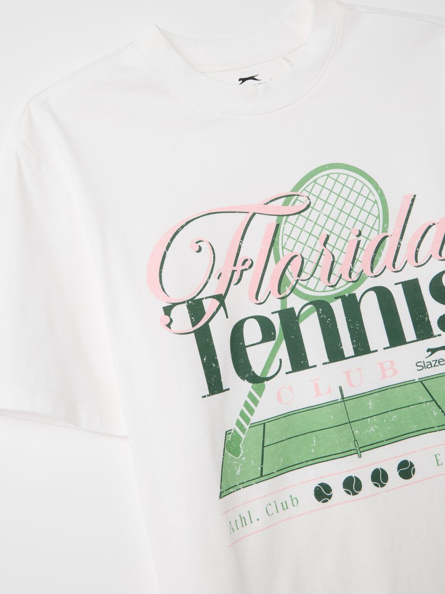 SLAZENGER sports T-shirt with tennis print_5