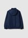 Boys' blue jacket with hood, regular fit_4