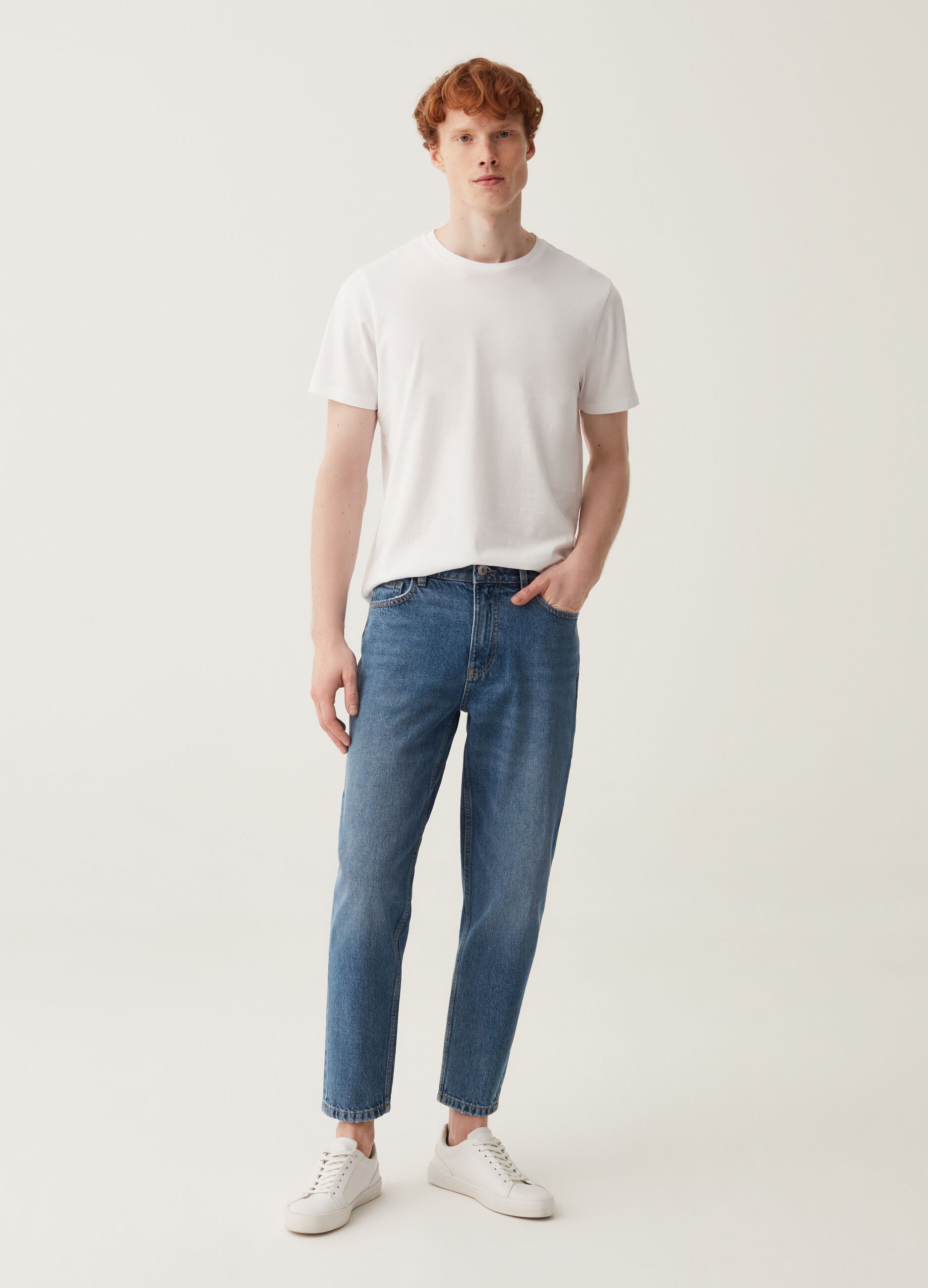 Jeans relaxed fit cinque tasche