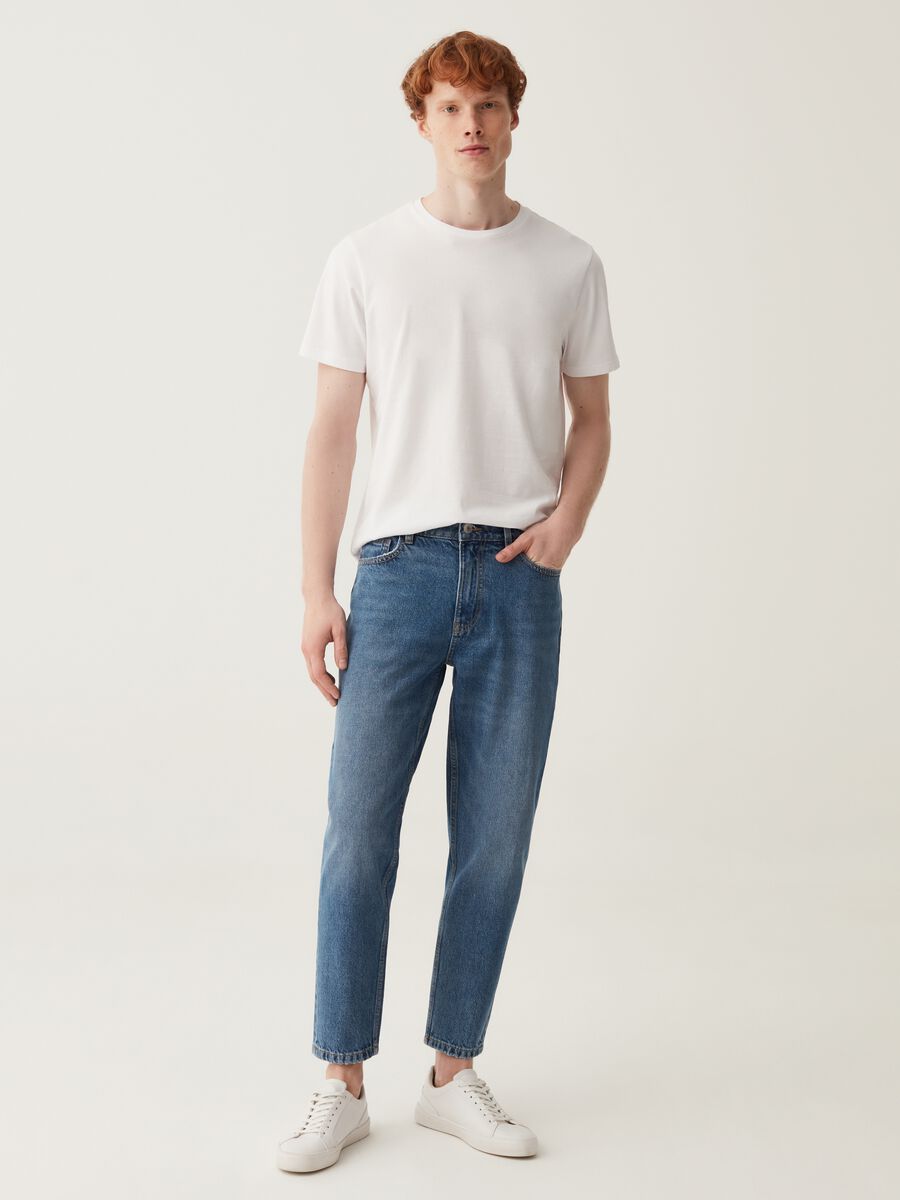 Jeans relaxed fit cinque tasche_0