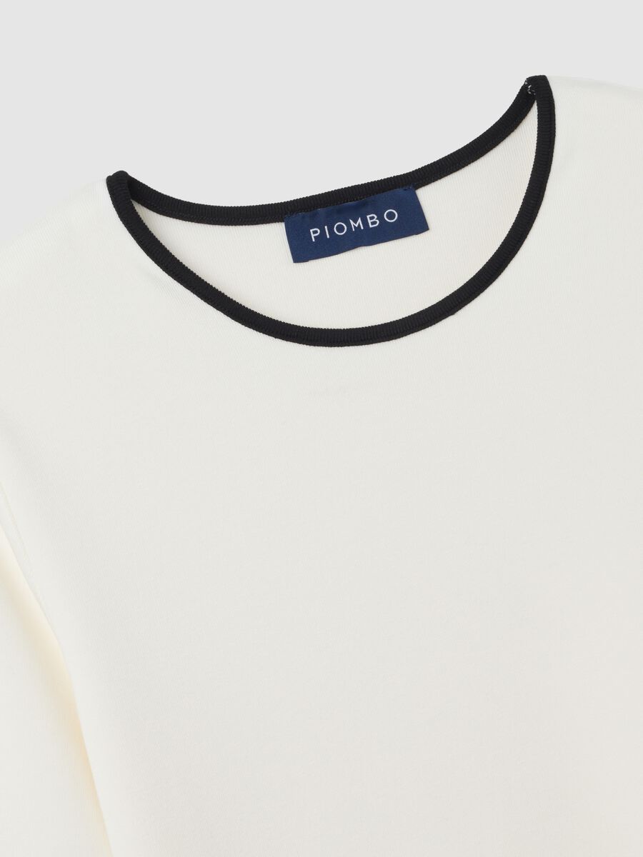 T-shirt bianca regular fit_1