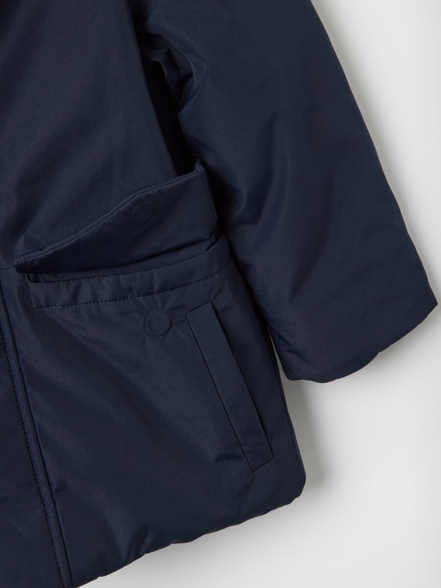 Giubbotto imbottito blu da bambino regular fit _3