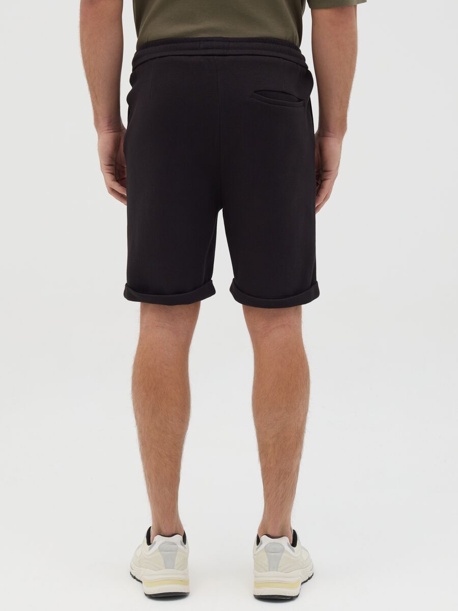 Chino Bermuda shorts in cotton with drawstring_2