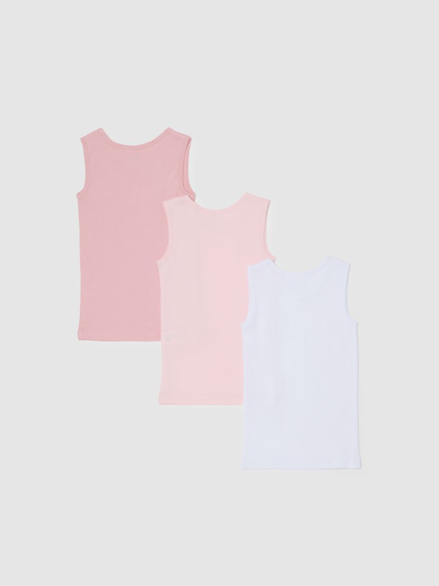 Girls' cotton vests set in multicolor regular fit_1