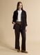 Black genuine leather jacket, regular fit_1