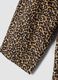 Brown pure cotton animal print trousers_3
