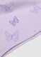 Purple Stretch Cotton Hat with Butterflies for Girls_2