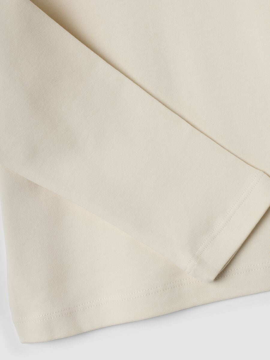 Grey organic cotton roll-neck T-shirt_3