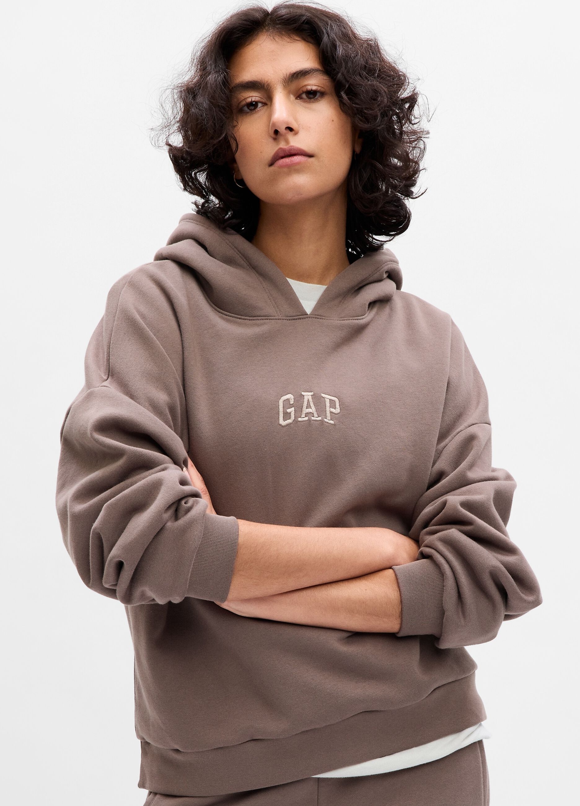 Ovs Felpa oversize con cappuccio