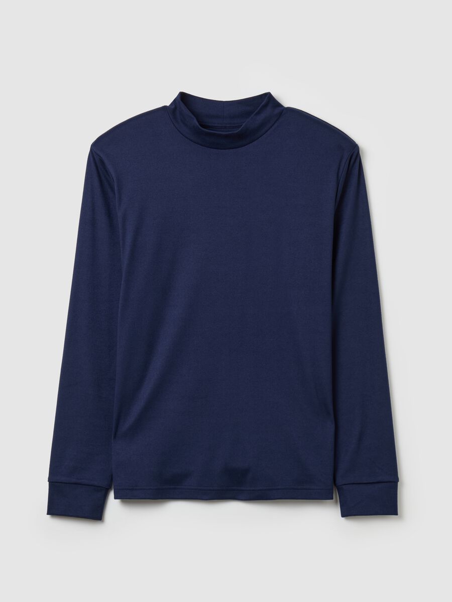 Felpa in pile mock neck_4