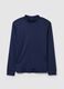 Fleece sweatshirt with mock neck_4