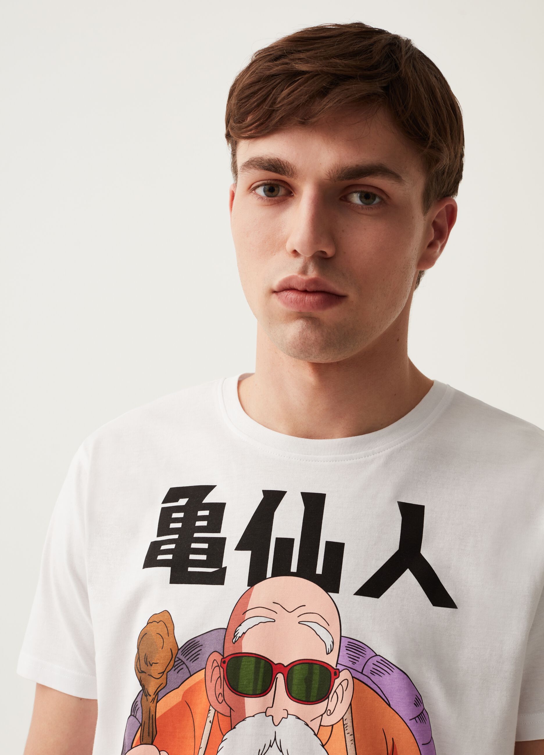 T-shirt with Dragon Ball Maestro Muten print