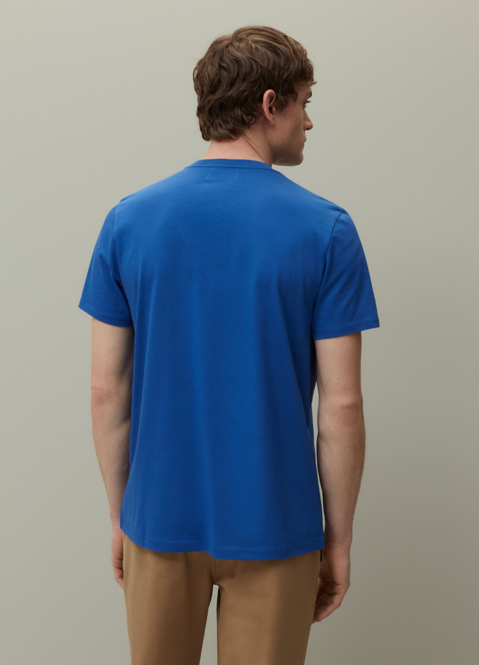 T-shirt in Supima cotton with pocket