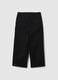Black trousers in stretch cotton_1