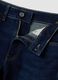 Blue stretch cotton wide-leg jeans_5