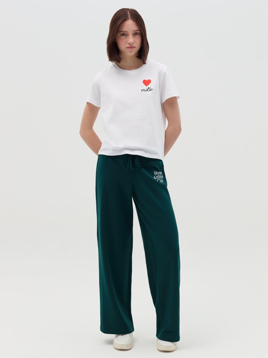 Cotton T-shirt with round neck_1