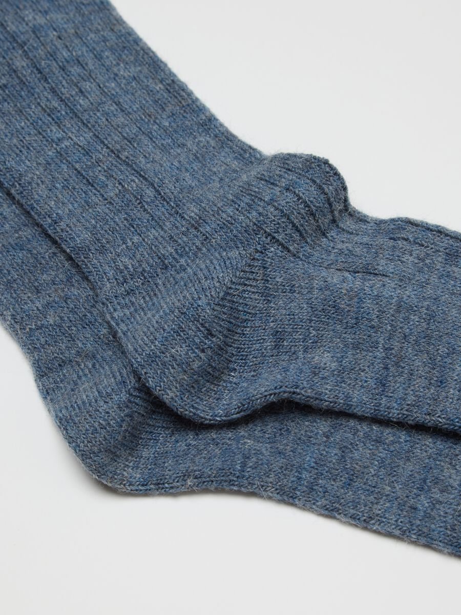 Blue Striped Long Socks_2
