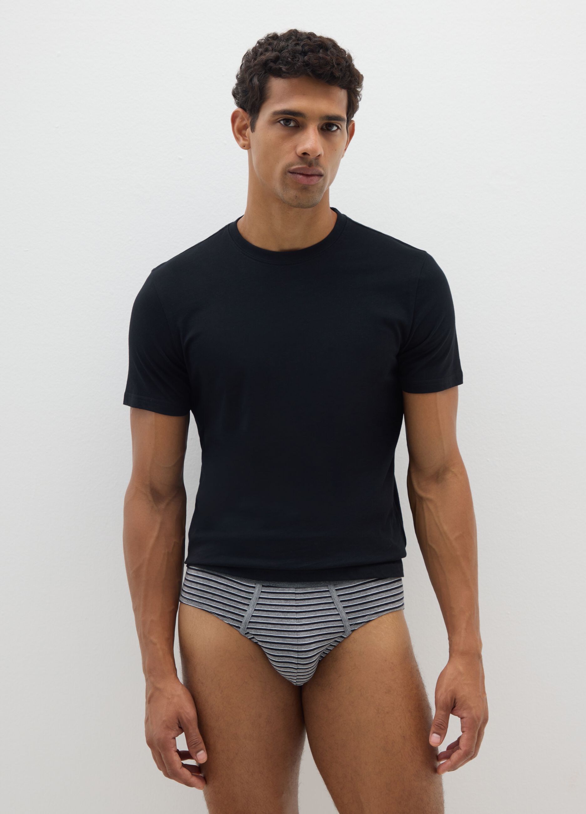 Multipack Elasticated Cotton Multicolor Briefs