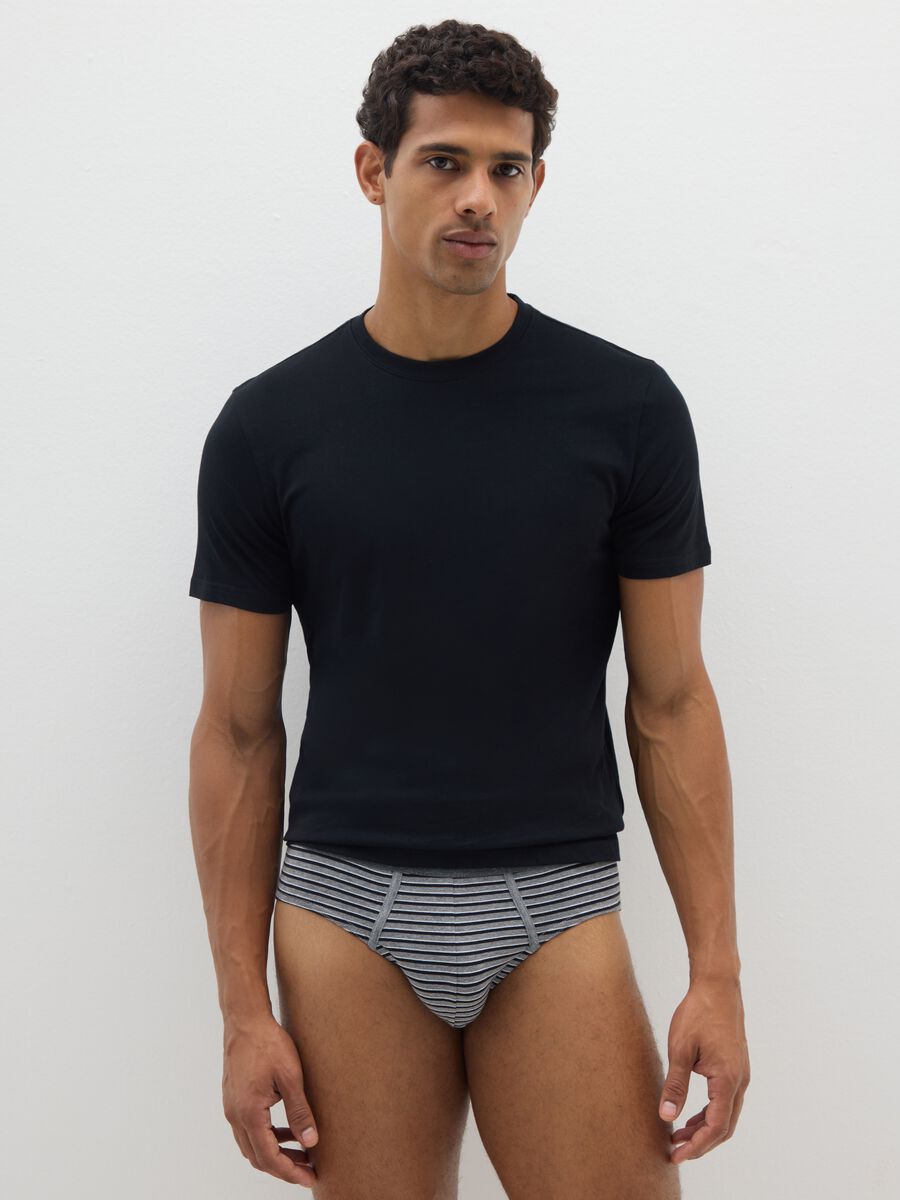 Multipack Elasticated Cotton Multicolor Briefs_0