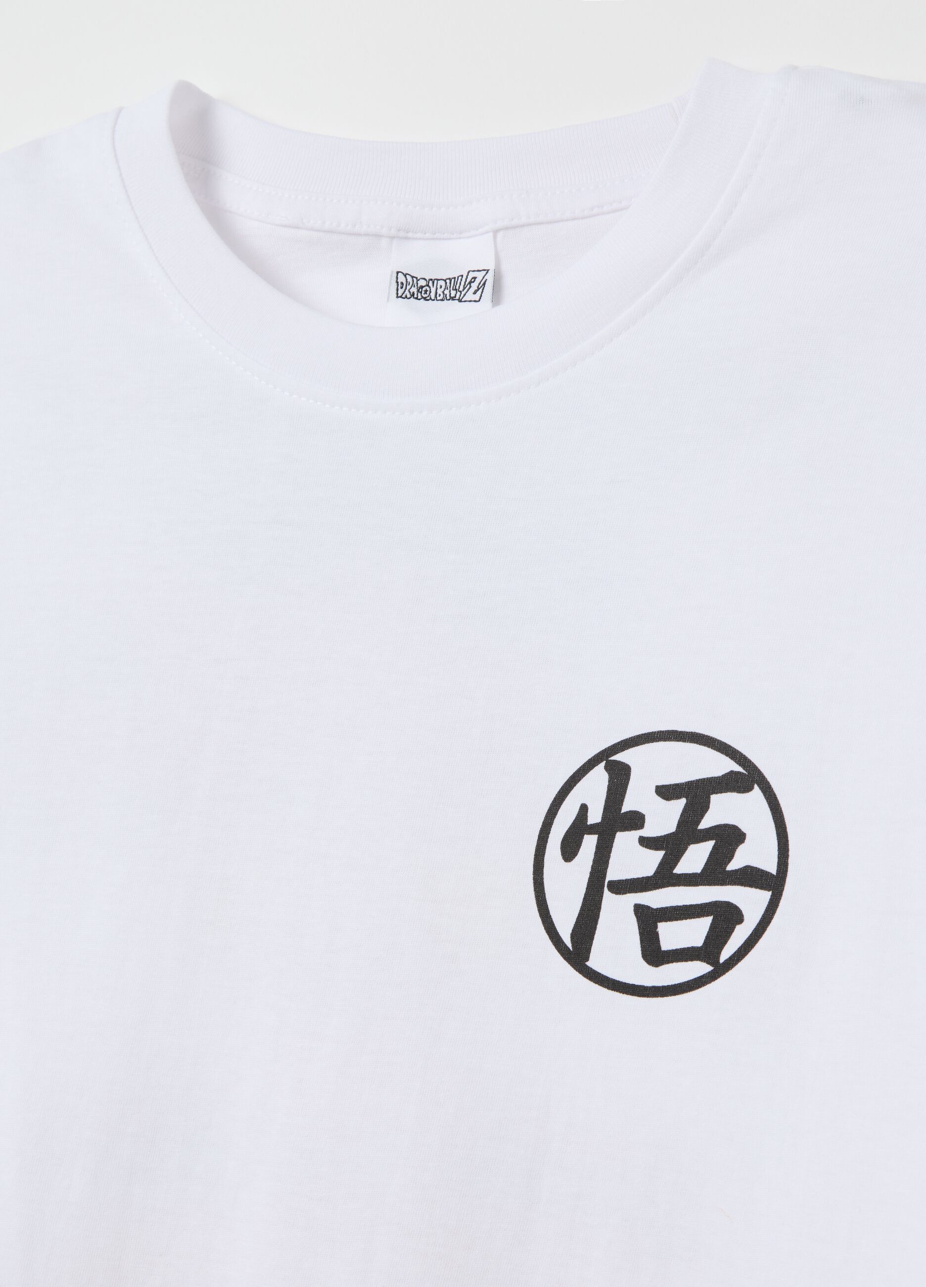 White T-shirt with Dragon Ball Z print