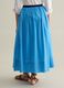 Light blue midi skirt in cotton_3