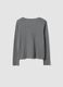 Grey pyjama T-shirt in cotton-viscose blend_5
