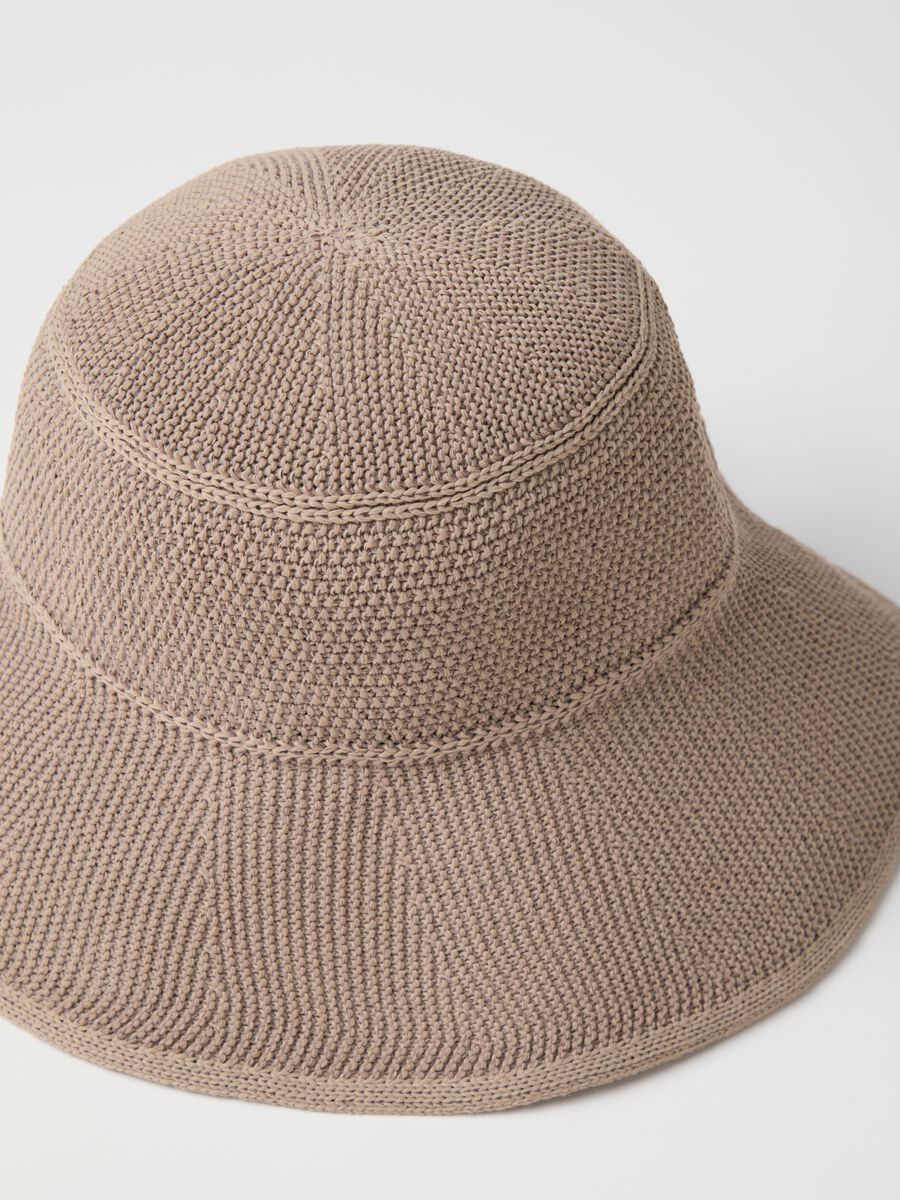 Women's Beige Bucket Hat_1