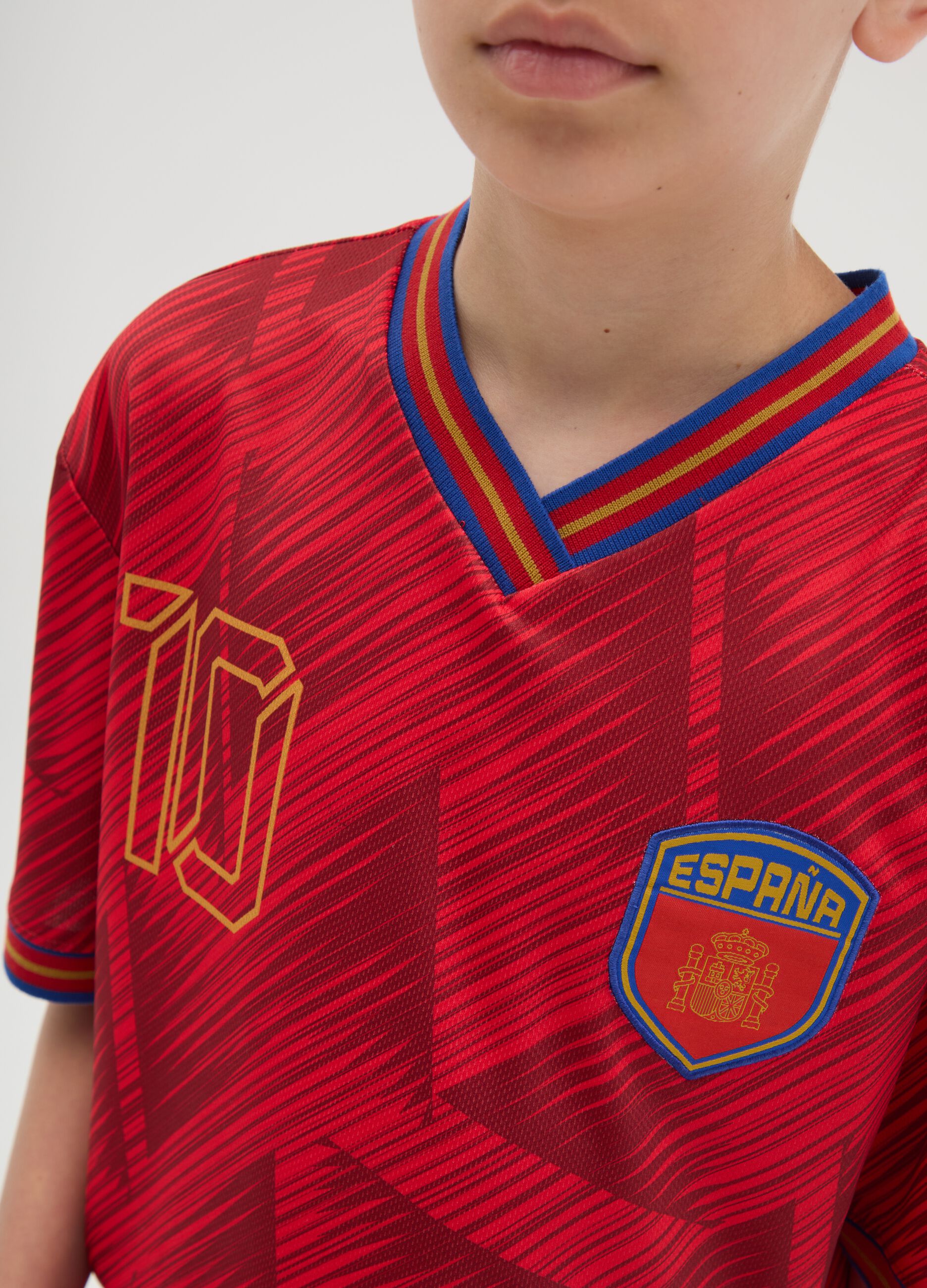 Kids' Spain Football Jersey