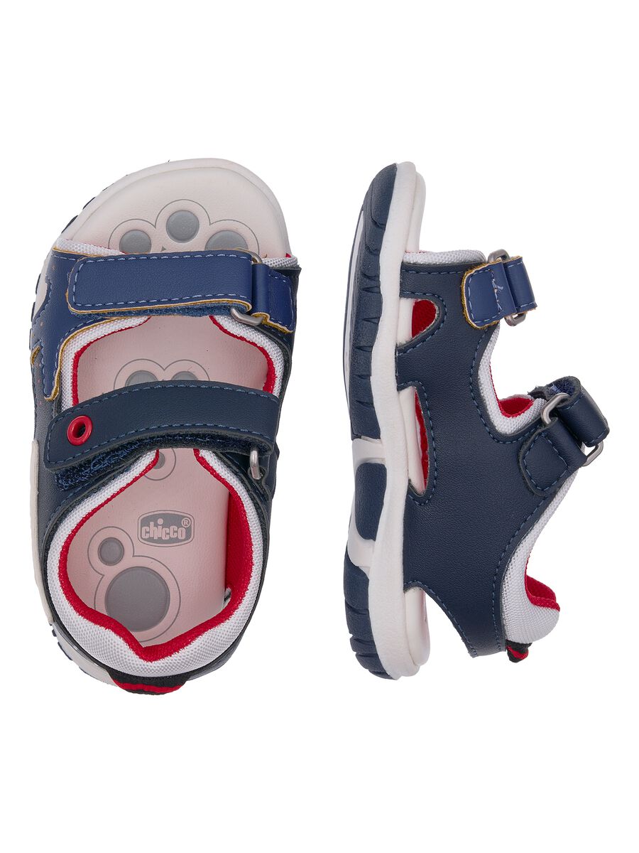 Sandali multicolor con chiusura a strappo per bambini_1