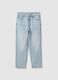 Boy's Relaxed Fit Light Blue Denim Pure Cotton Jeans_3