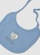 Bipack di bavaglini azzurri e bianchi in puro cotone organico con stampa Disney_1