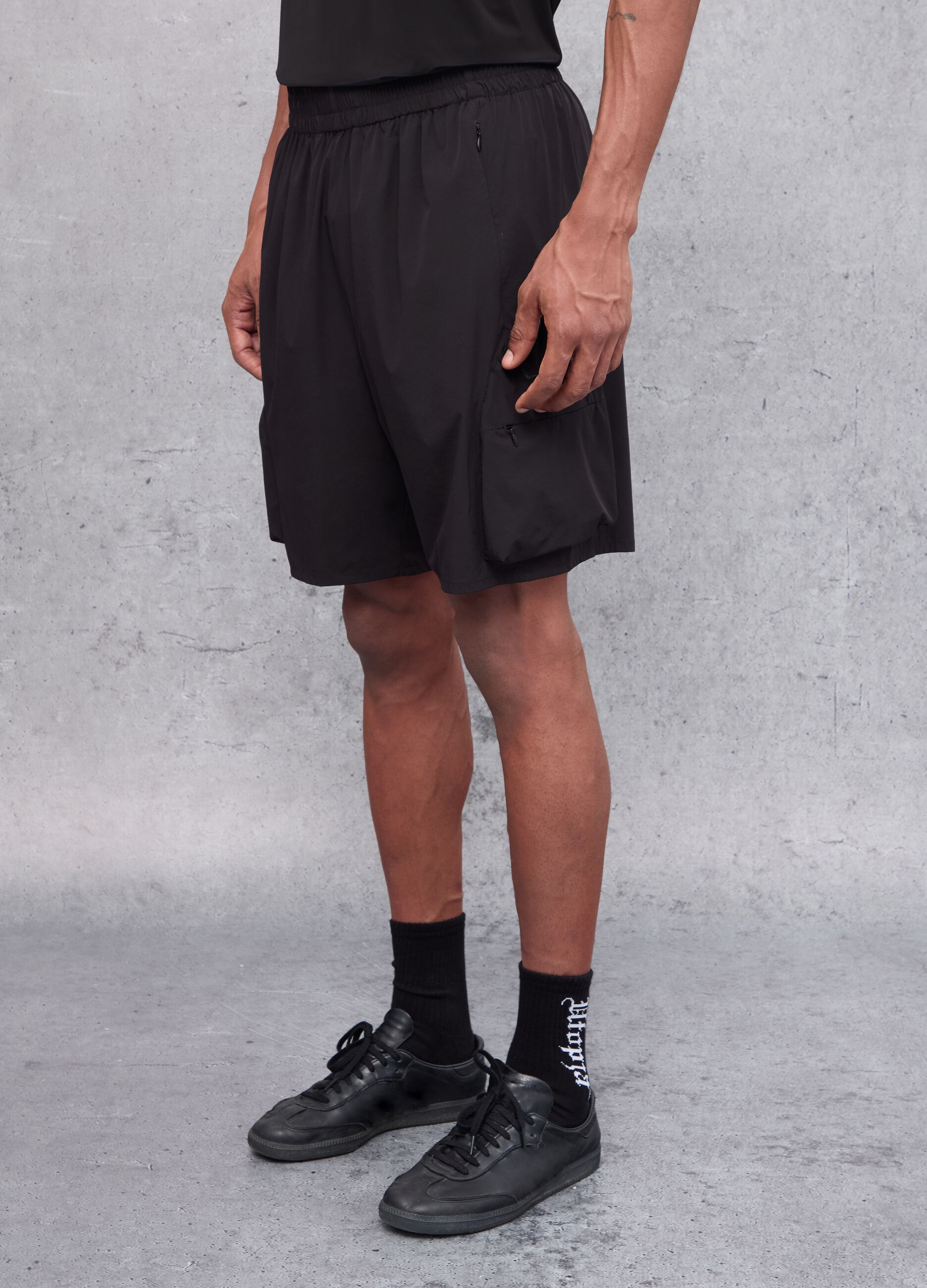 Technical Cargo Shorts Black