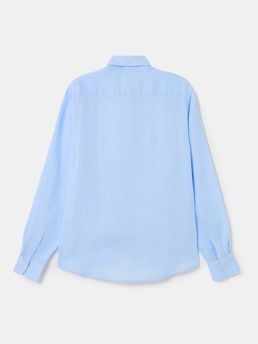 Regular-fit shirt in linen_4