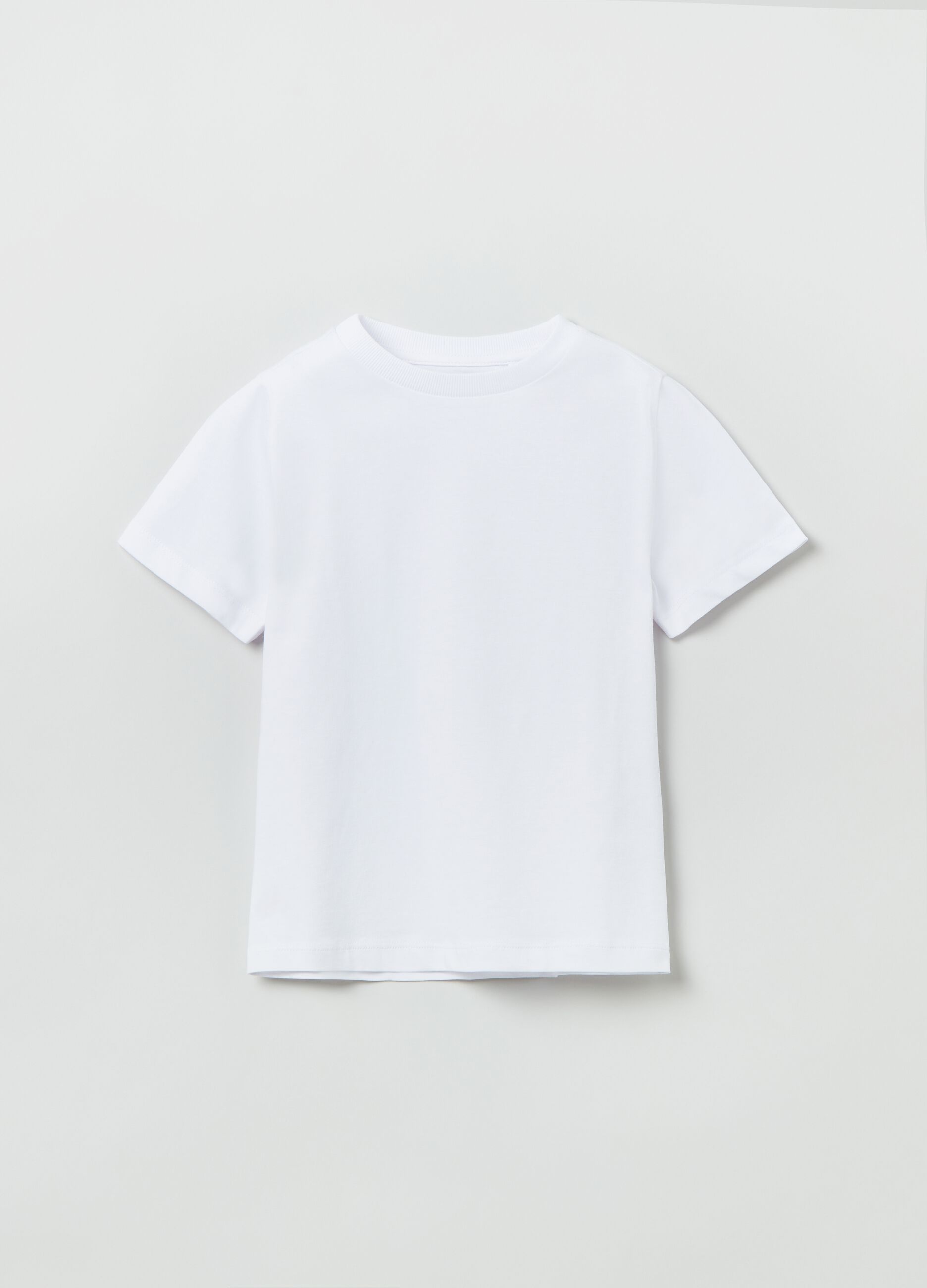T-shirt in cotone tinta unita