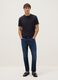 Blue skinny fit stretch cotton jeans_0