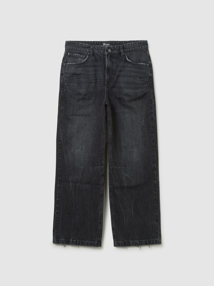 Bootcut Denim Washed Black_6