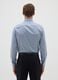 Men's pure cotton light blue slim fit shirt_3